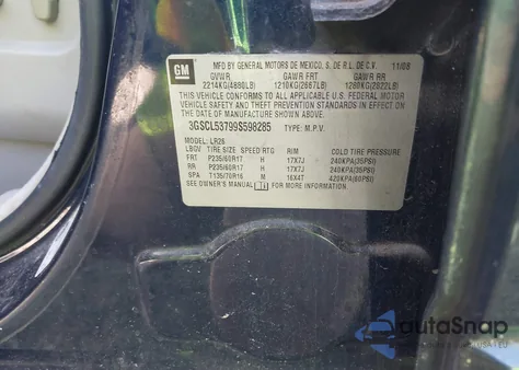 2009 Saturn Vue V6 Xr from USA, damaged, VIN 3GSCL53799S598285